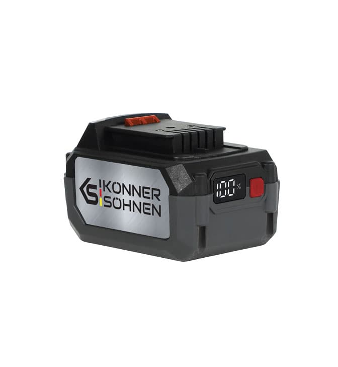 Akumuliatorius 20V, 4Ah, LCD, KS 20V4-1, KONNER & SOHNEN