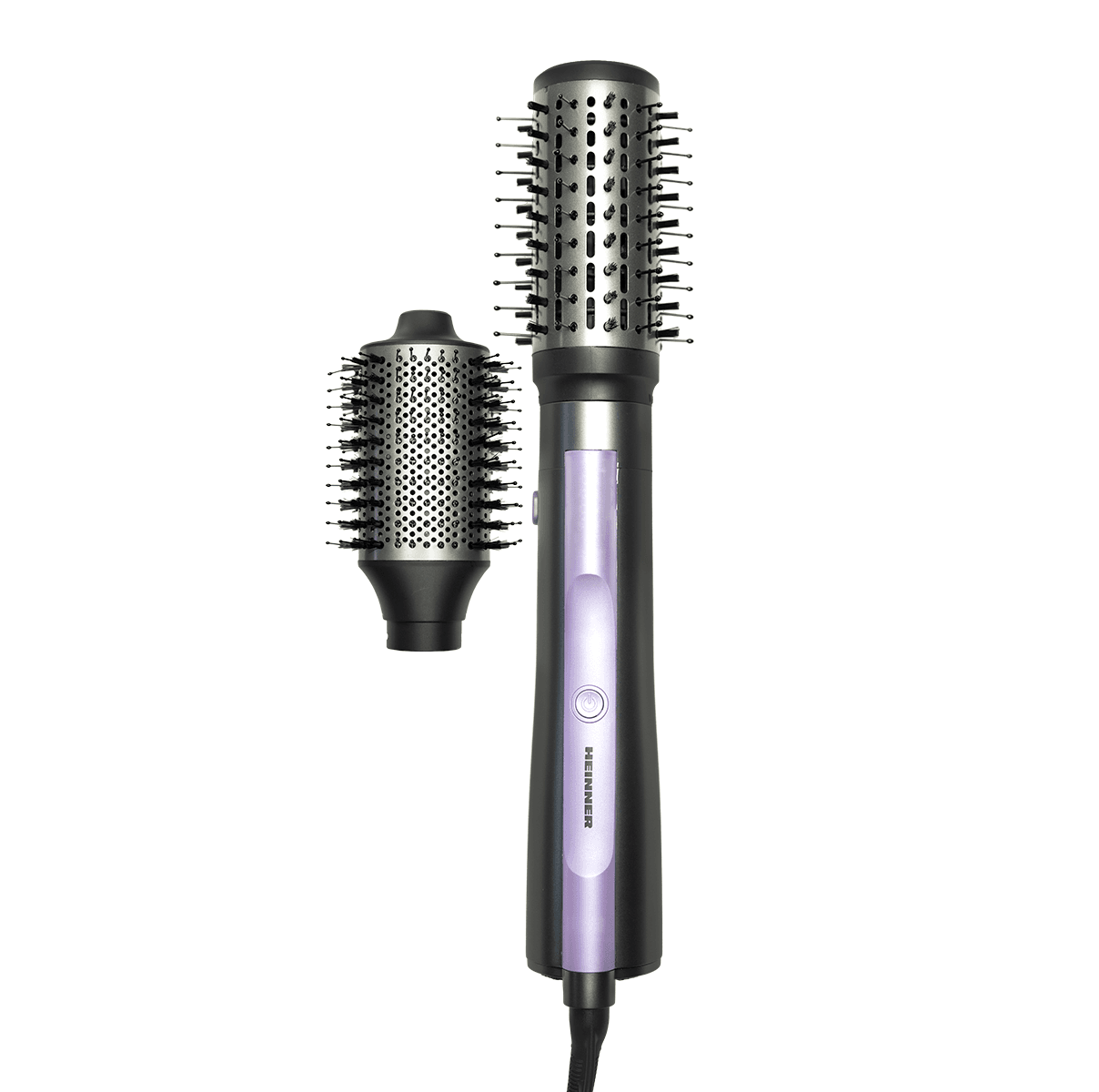 Karšto oro šepetys 1200 W, pilkos/violetinės spalvos, HAB-Y12DC-GY2 HEINNER