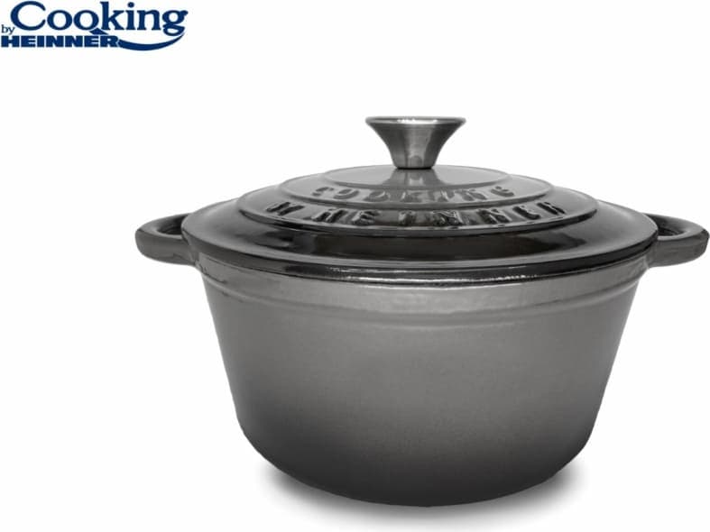 Puodas emaliuoto ketaus 2.9L 22x9.5cm HR-ZVC-C22 HEINNER