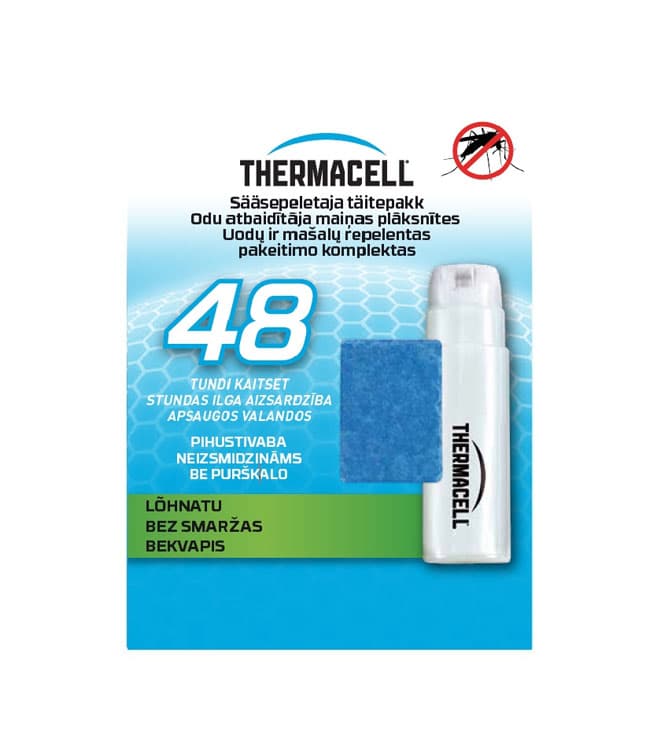 Uodų repelento papildymas, apsauga iki 48h R4, R-4 ir MR300, MRPSW THERMACELL