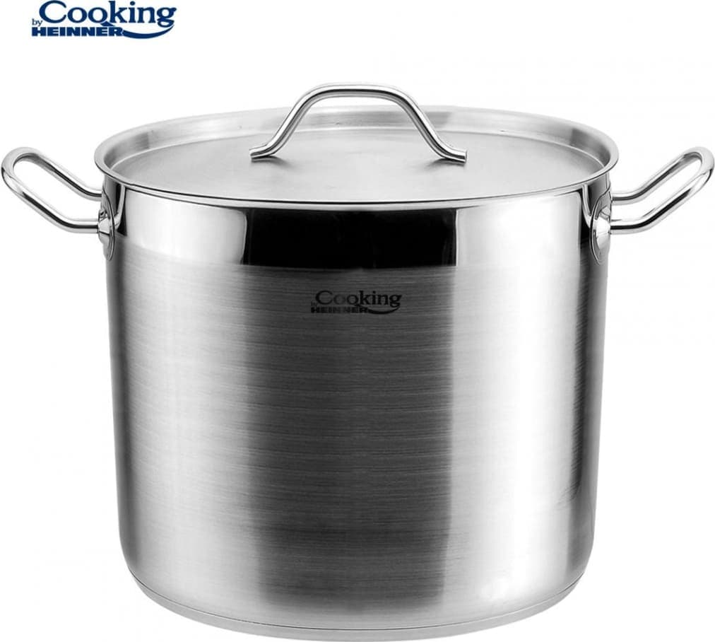 Puodas nerūdijančio plieno su teflono danga 13.5L 28x22cm HR-RW-135 HEINNER