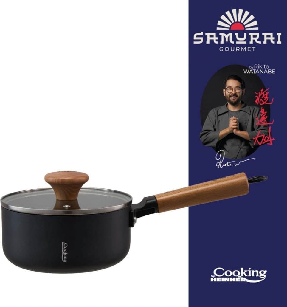 Puodas aliuminio su keramikos danga 1.4L 16x7.5cm HR-SNT-C16 HEINNER