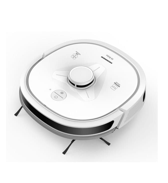 Robotas dulkių siurblys su drėgno valymo funkcija HRVC-M33WH HEINNER