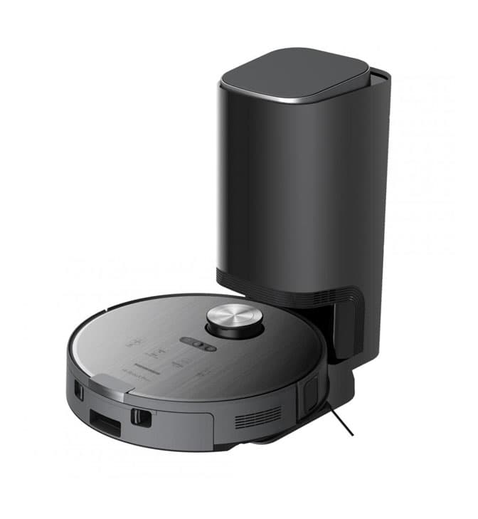 Robotas dulkių siurblys su drėgno valymo f-ja, ir išsivalymo stotele HRVC-MAI52DSBK HEINNER