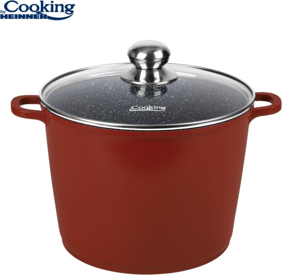 Puodas aliuminio su keramikos danga 8.2L 24x18cm HR-JLG-D24O HEINNER