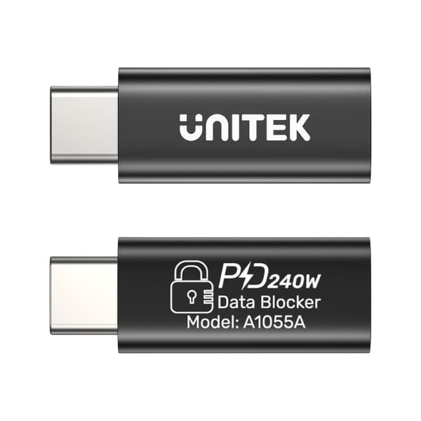 DUOMENŲ BLOKATORIUS A1055ABK01 USB-C/USB-C 2 VNT. UNITEK