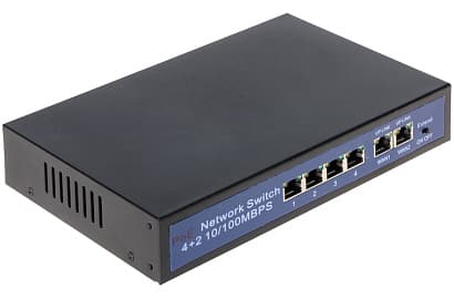 SWITCH POE APTI-POE0402-60W 4 PRIEVADŲ