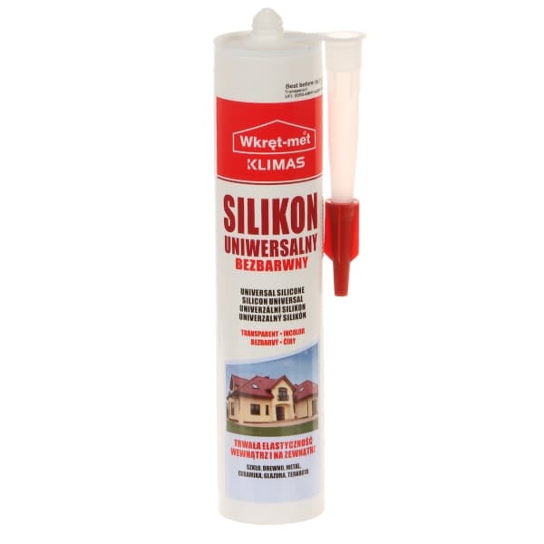 UNIVERSALUSIS SILIKONAS SUN-310-BB UŽTAISAS 310 ml BESPALVIS WKRĘT-MET KLIMAS