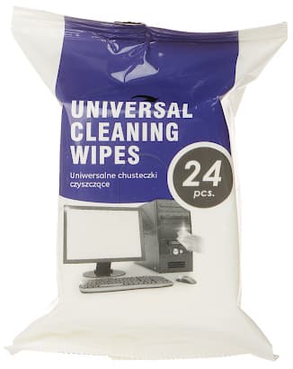 UNIVERSALIOS VALYMO SERVETĖLĖS UNI-WIPES/24 AG TERMOPASTY