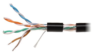 SUKTOS POROS LAIDAS UTP/K5/305M/PE NETSET