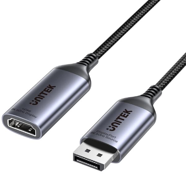 EKRANO PRIEVADO / HDMI ADAPTERIS V1611A01 15 cm, 8K UNITEK