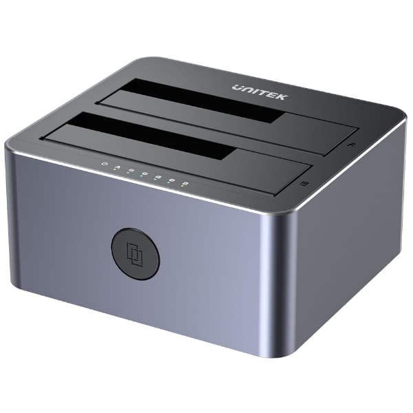 DISKO PRIJUNGIMO IR (ARBA) KLONAVIMO STOTIS Y-3026GY01-EU 2 X SATA 2.5 / 3.5  40 TB - 5 Gbps UNITEK