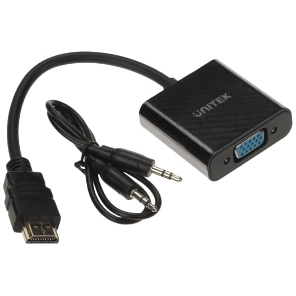 HDMI Į VGA KEITIKLĮ Y-6333 + AUDIO UNITEK