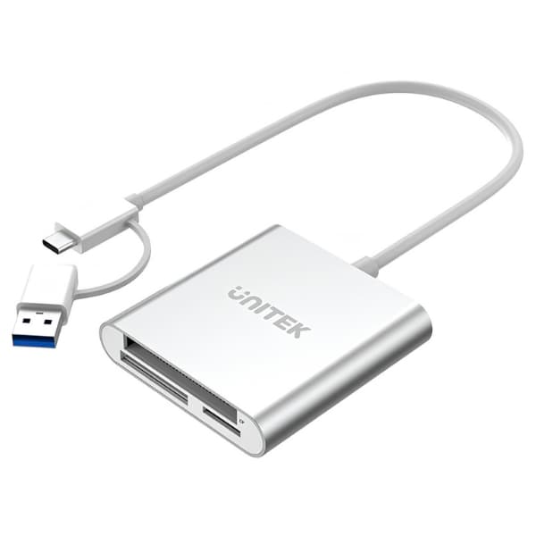 ATMINTIES KORTELIŲ SKAITYTUVAS CF EXPRESS / SD / MICRO SD Y-9313D UNITEK