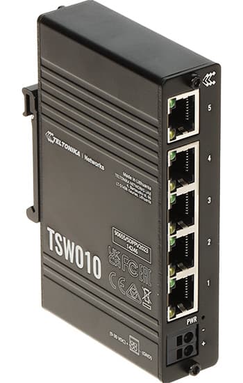 PRAMONINIS SWITCH'AS   TSW010 5 PRIEVADŲ Teltonika