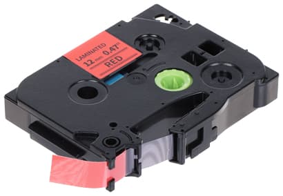 JUOSTA ETIKEČIŲ SPAUSDINTUVUI TZE-431/R-B/12MM