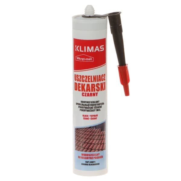 GUMINIS STOGO SANDARIKLIS UDE-310-CZ UŽTAISAS 310 ml JUODA WKRĘT-MET KLIMAS