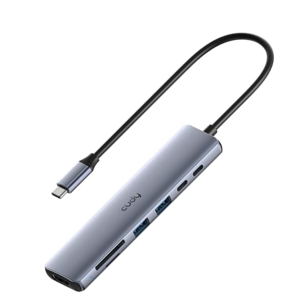 DAUGIAFUNKCINIS ADAPTERIS SU USB-C UH407 CUDY