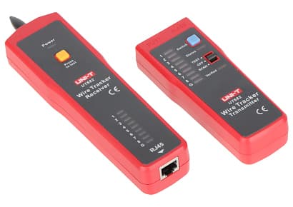 VIELOS PORŲ DETEKTORIUS SU KABELIŲ TESTERIU RJ-45 UT-682 UNI-T