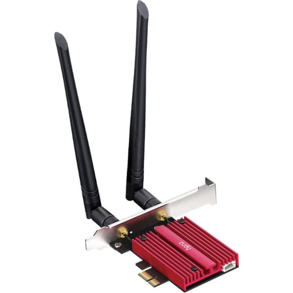 TINKLO KORTELĖ WI-FI 6E PCIE WE3000S 2.4 GHz, 5 GHz, 6 GHz 574 Mbps + 2402 Mbps Wi-Fi 6E CUDY