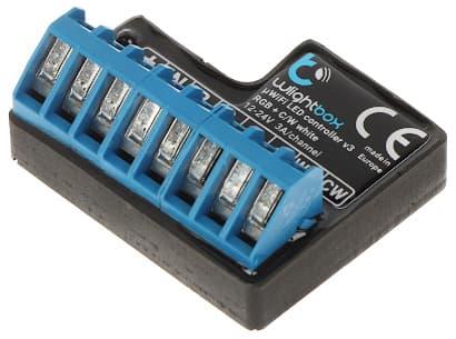 IŠMANUSIS LED APŠVIETIMO VALDIKLIS WLIGHTBOX-V3/BLEBOX Wi-Fi, 12 ... 24 V DC