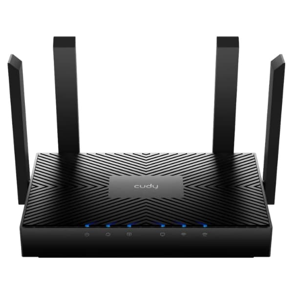 ROUTER WR3000 Wi-Fi 6 2.4 GHz, 5 GHz 574 Mbps + 2402 Mbps CUDY