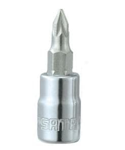 1/4" Galvutė su 37L POZI-DRIVE antgaliu