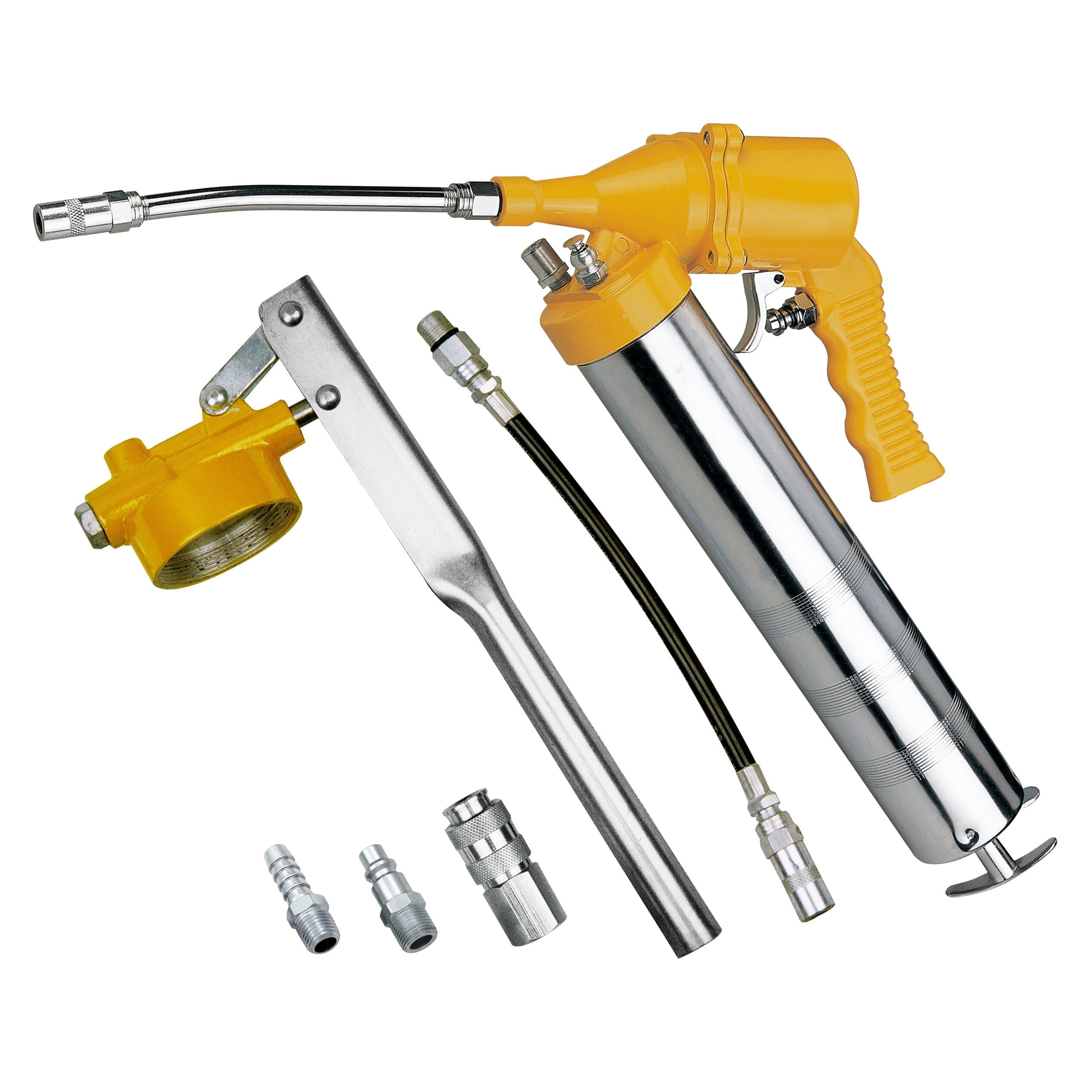 Pneumatinis tepalo presas su priedais