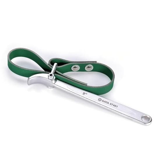 Tepalo filtro raktas su dirželiu