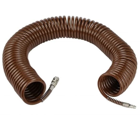 Žarna spiralinė su vožtuvais Ø8x12mm 20m