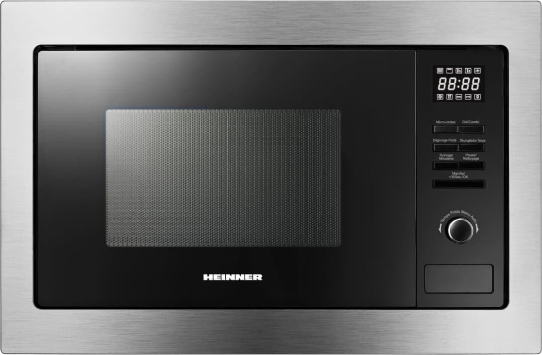 Įmontuojama mikrobangų krosnelė 800W, 20L HMW-MDBI25GDIX HEINNER