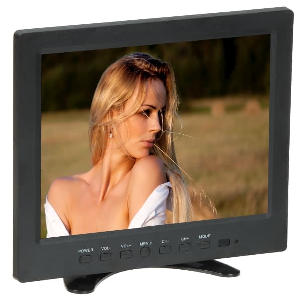 MONITORIUS VGA, HDMI, AUDIO, 1XVIDEO, USB, NUOTOLINIS PULTELIS TFT-10/CCTV-V2 10
