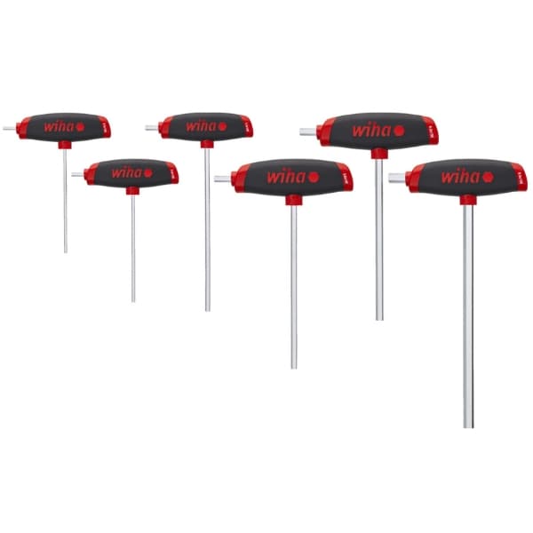 ŠEŠIABRAUNIŲ RAKTŲ RINKINYS WH-COMFORTGRIP/45620 ComfortGrip WIHA