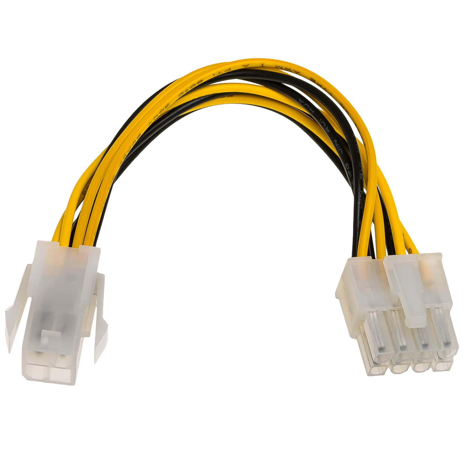 Adapteris su kabeliu Akyga AK- CA-10 QQQQQQQQQQ pin (m) / P8 QQQQQQ pin (f) P4 + 4 15cm