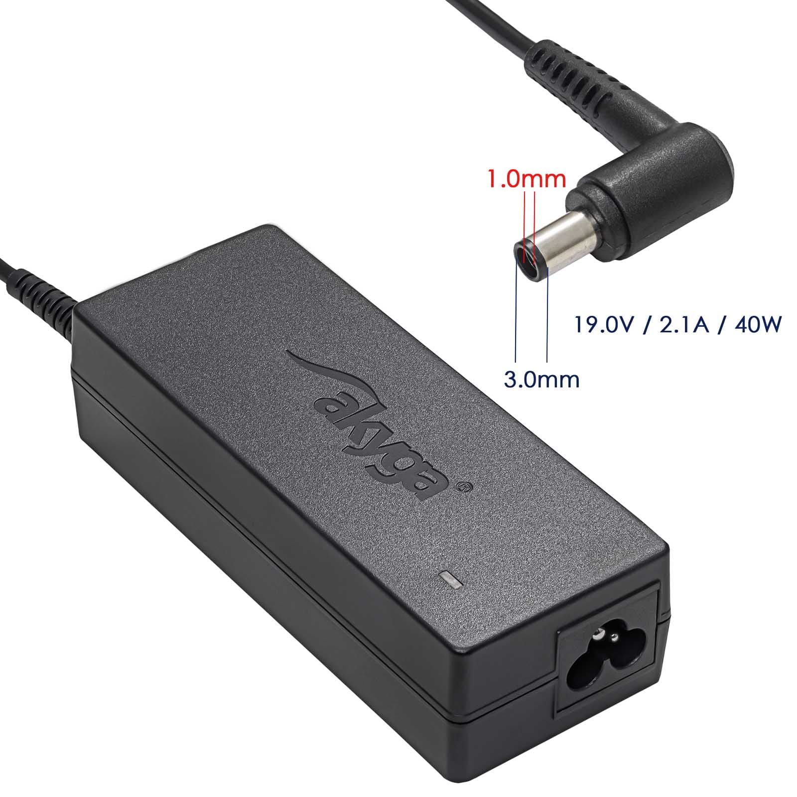 Notebook power supply Akyga AK-ND-22 19V / 2.1A 40W 3.0 x 1.0 mm SAMSUNG 1.2m