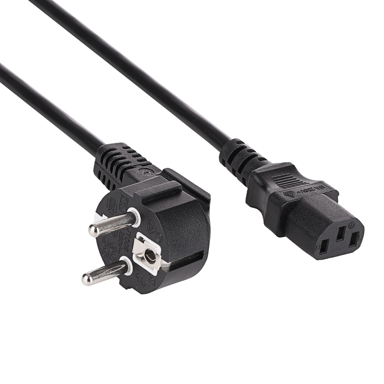 Power Cable Akyga AK- PC-08C CU 3x1mm ² CEE Q2QQ / IEC C13 10m