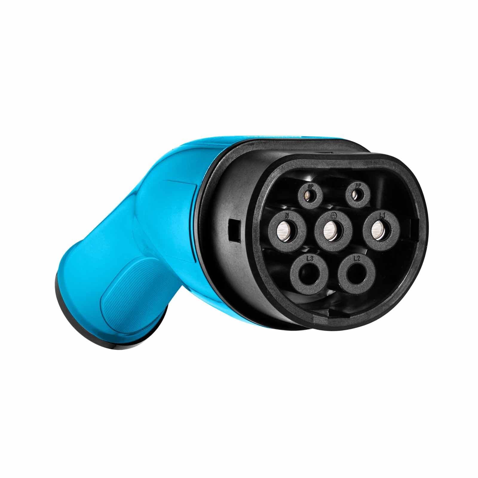 Plug Type2 Akyga AK-SC-E04 1-phase 32A female blue