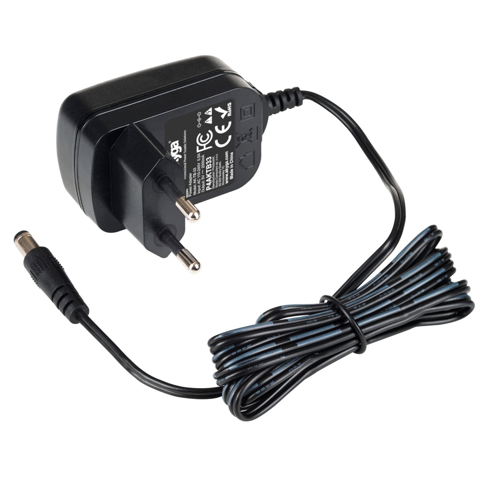Universalus maitinimo adapteris Akyga AK- TB-33 5.0V / 2.0A 10W 5.5 x 2.5 mm Q1.5m