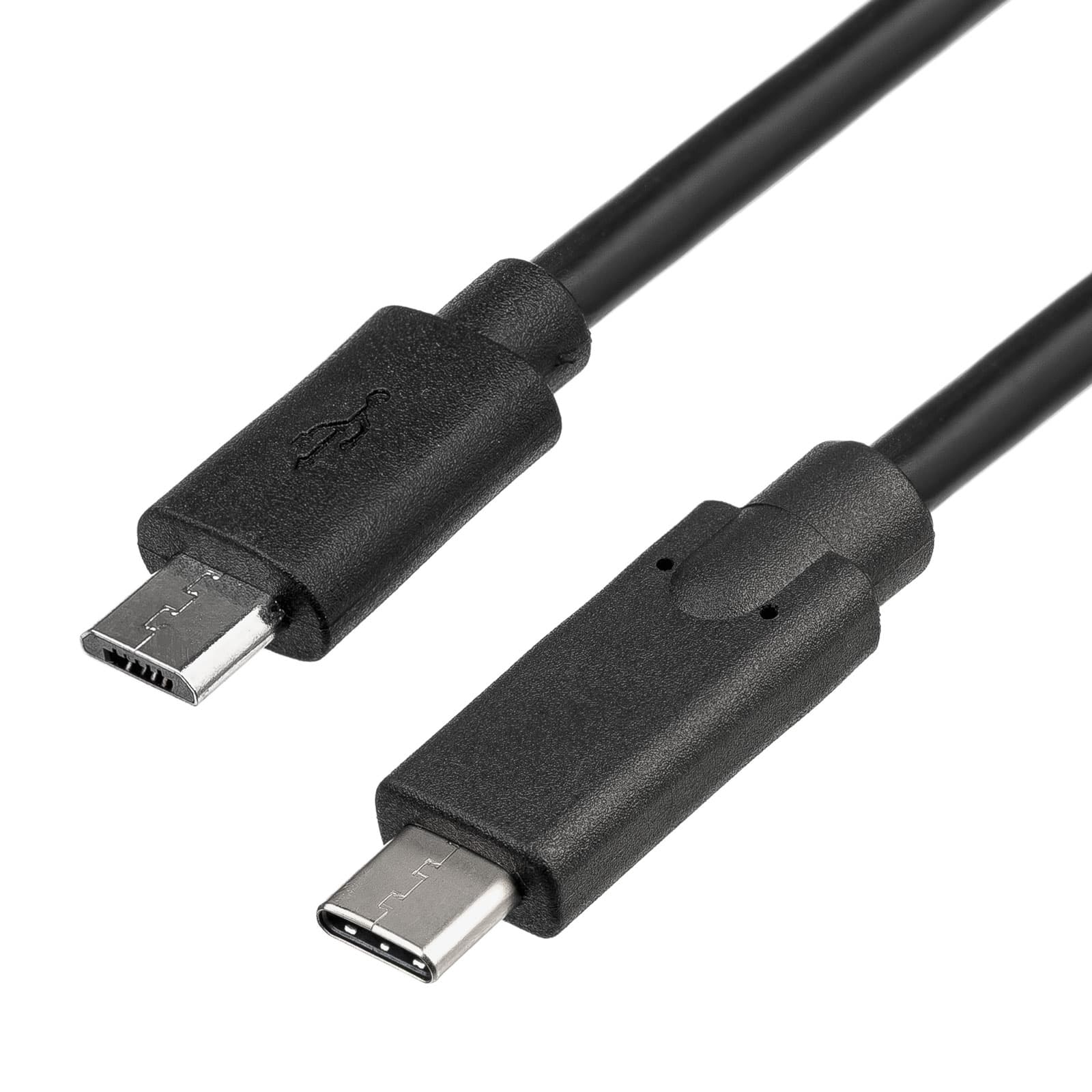 Cable USB Akyga AK- USB-16 micro USB B (m) / USB type C (m) ver. 2.0 1.0m