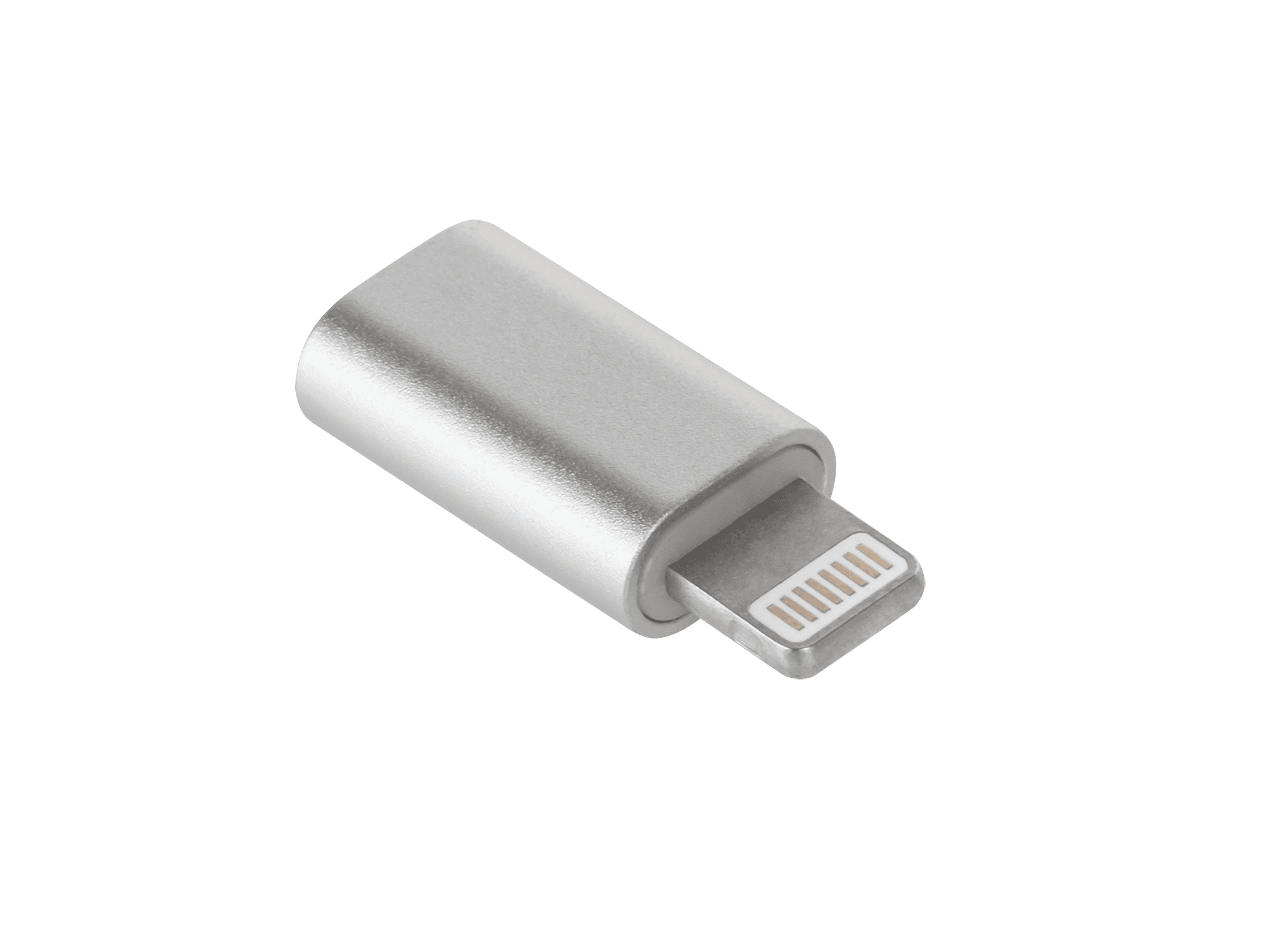 Adapter Przejściówka Micro USB - Apple Lightning M-Life biała