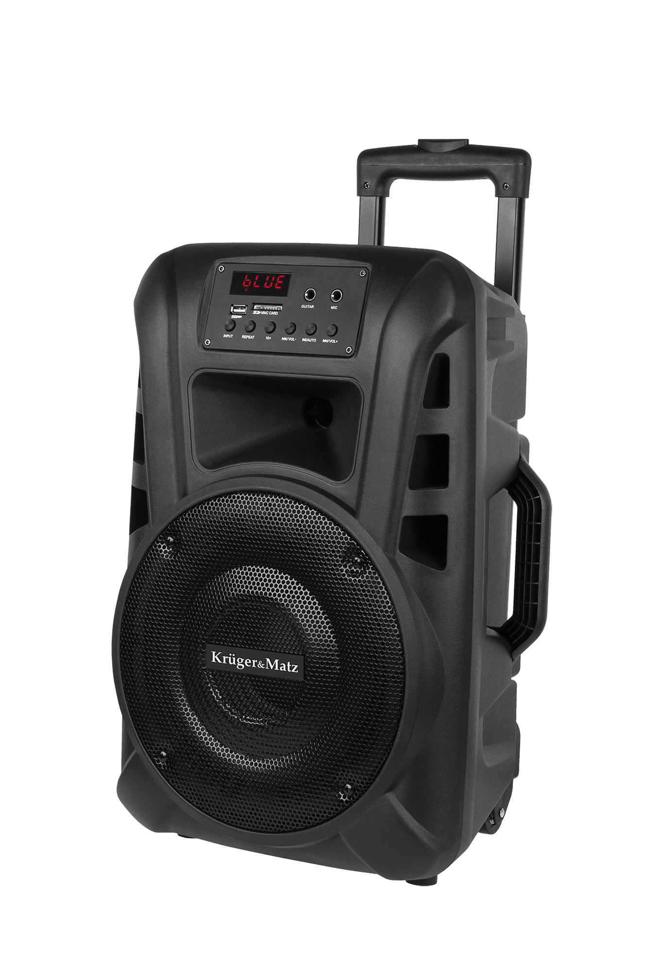 Aktyvaus garsiakalbio kolonėlė (su 2 UHF belaidžiais mikrofonais, SD, BluetoOth, FM, USB) 20 W