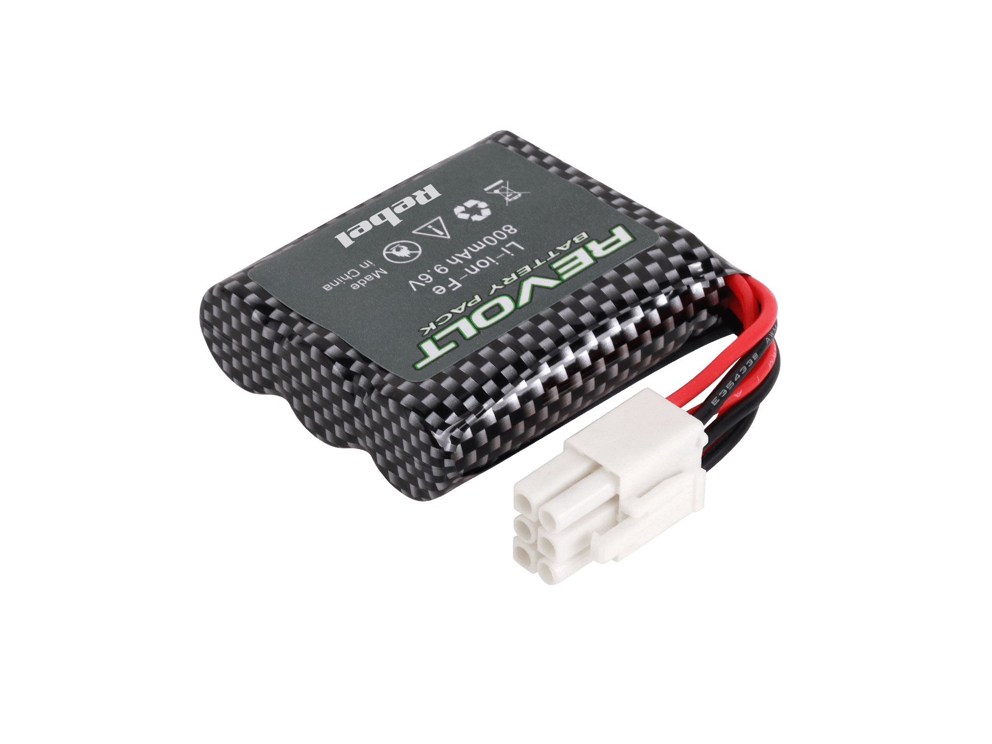 Baterija 9.6V 800 mAh REVOLT automobiliui