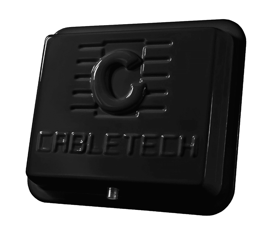 Antena DVB-T panel zew. 45dB czarna