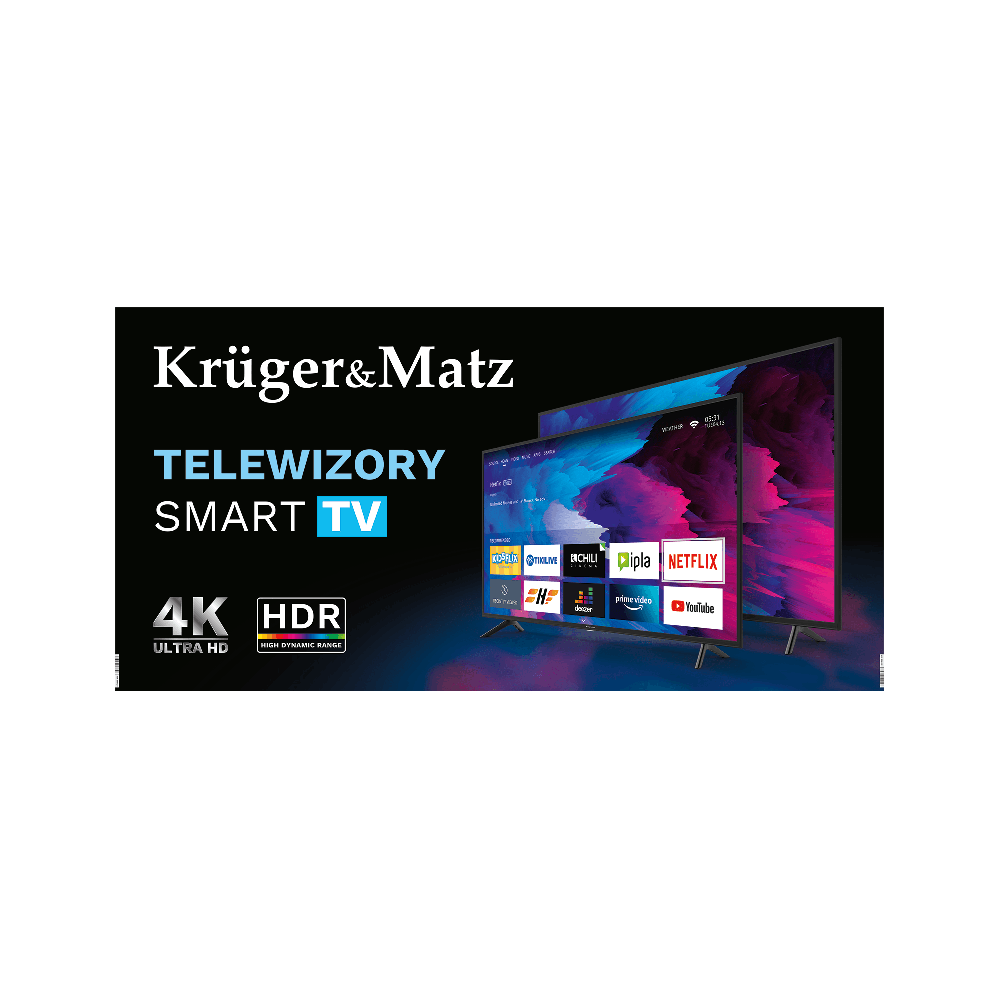 Banner Kruger & amp; Mtz - TV Smart TV (200 x 100 cm)