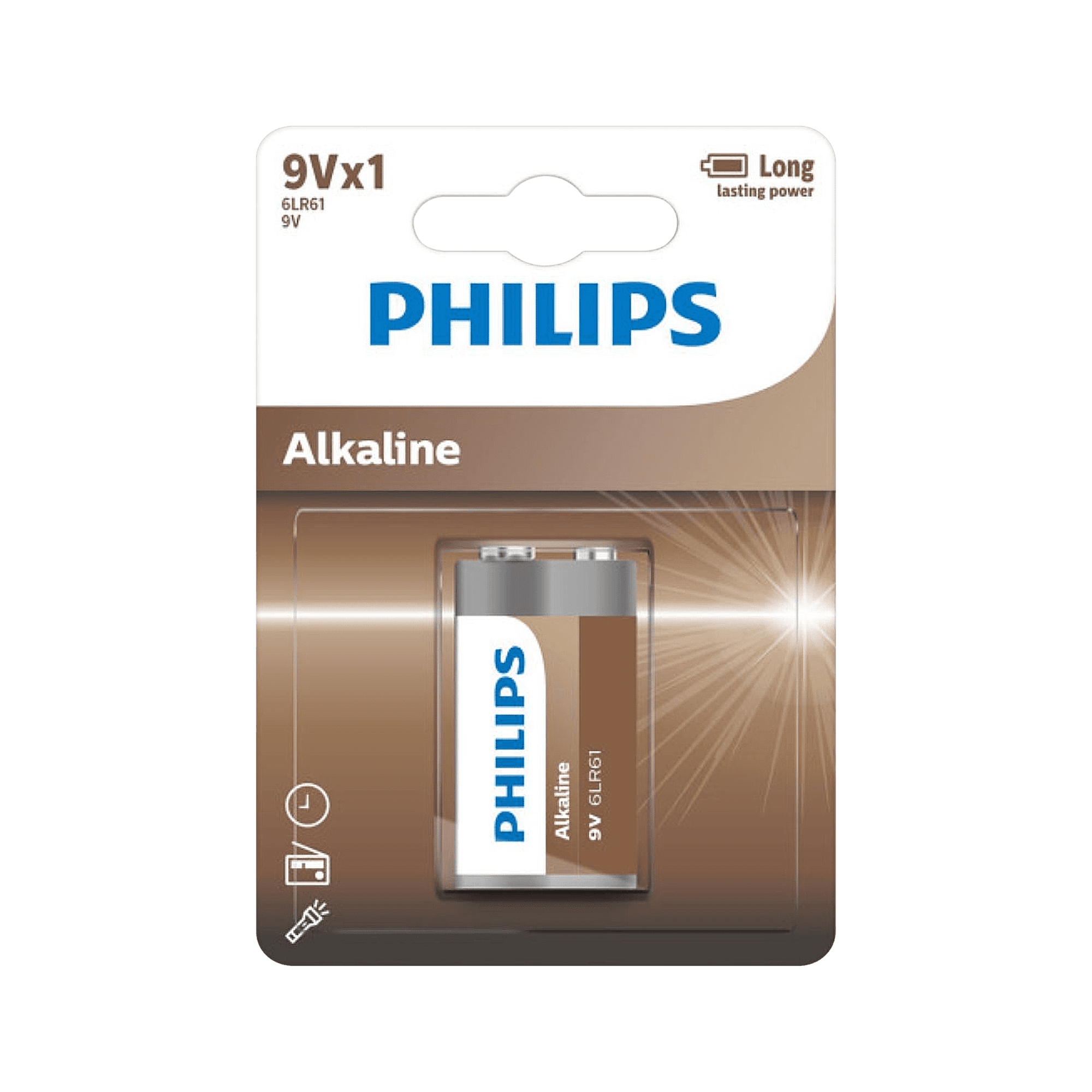 Bateria alkaliczna Philips 6LR61 1szt./bl.