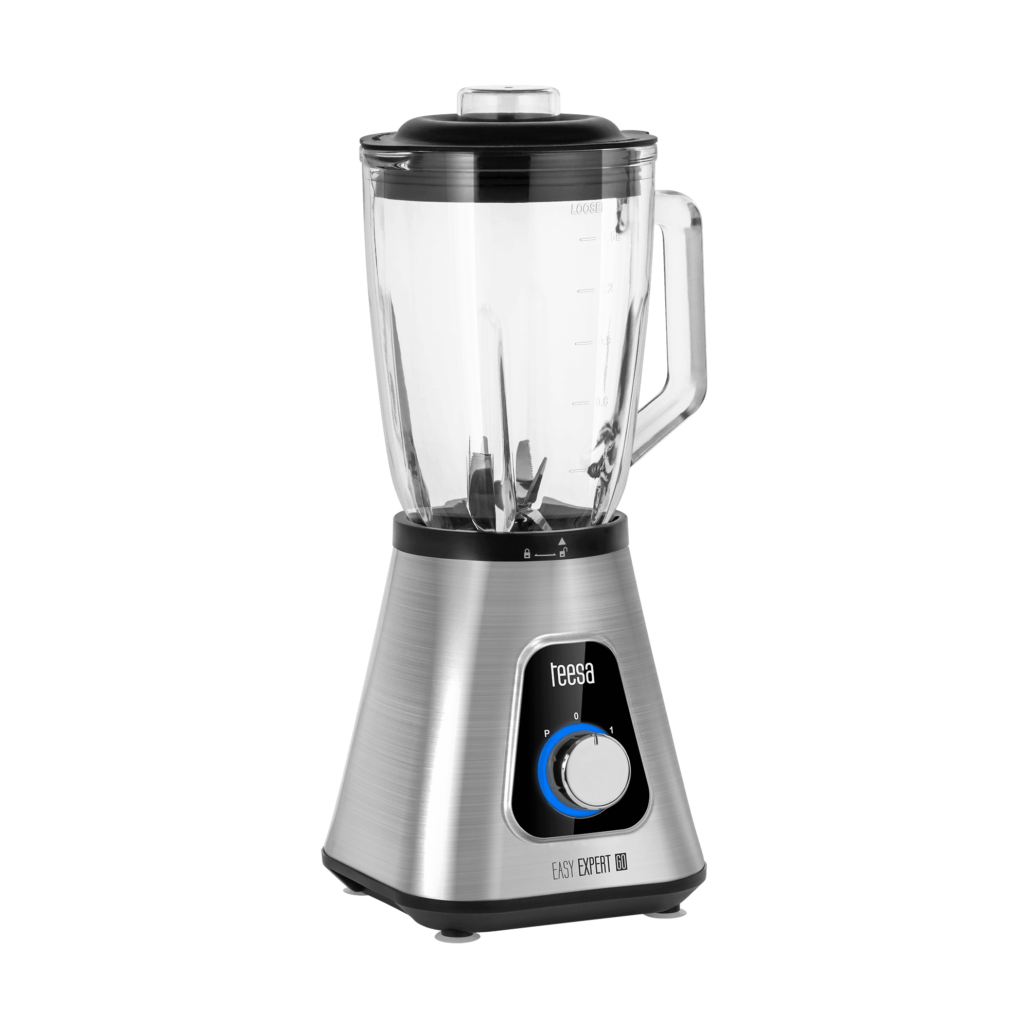Blender kielichowy EASY EXPERT GO 1300W , szklany kielich 1,5L + kubek podróżny 600 ml