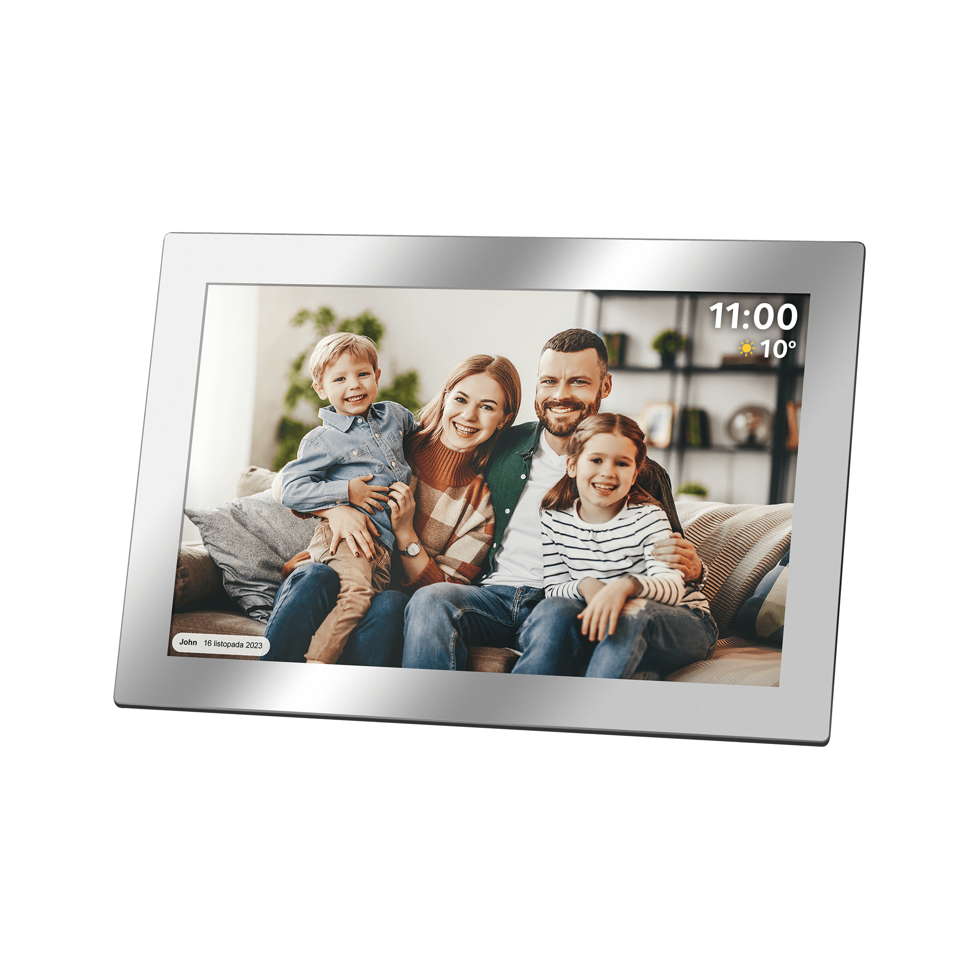 Cyfrowa ramka Kruger&Matz na zdjęcia FRAMEO Wi-Fi 10,1" lustrzana