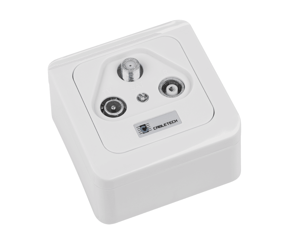 Gniazdo abonenckie RTV-SAT Cabletech końcowe