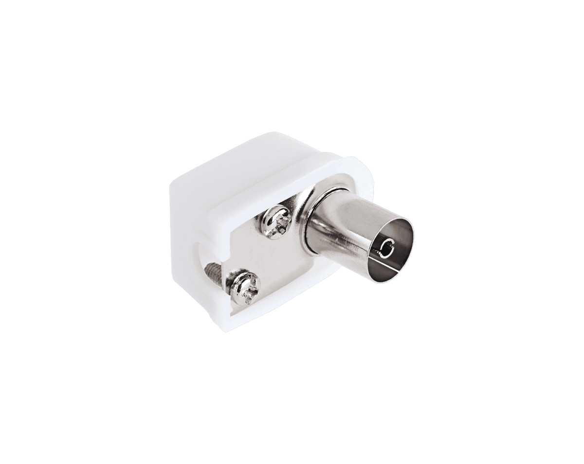 Televizijos antenA lizdas kampiniam kabeliui mažas Kabletech