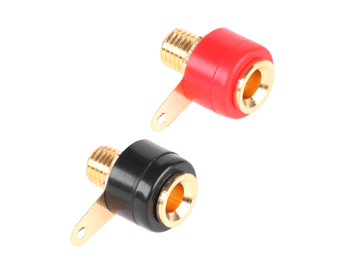 Montavimo lizdai iš bananų (juodas / raudonas)